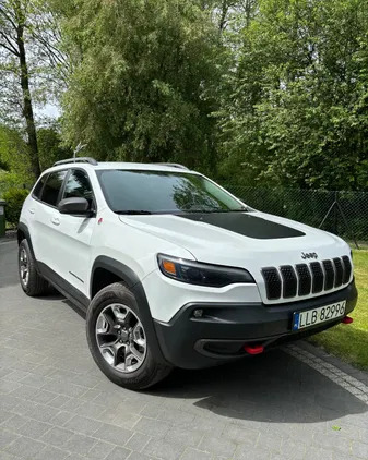 samochody osobowe Jeep Cherokee cena 85000 przebieg: 168100, rok produkcji 2019 z Lubartów